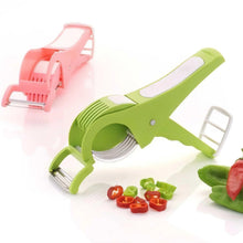 Load image into Gallery viewer, 2 IN 1 VEGETABLE CUTTER WITH PEELER
