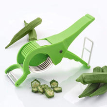 Load image into Gallery viewer, 2 IN 1 VEGETABLE CUTTER WITH PEELER
