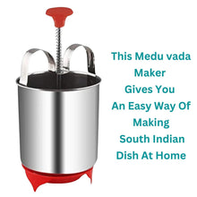 Load image into Gallery viewer, Stainless Steel Medu Vada Maker With Stand
